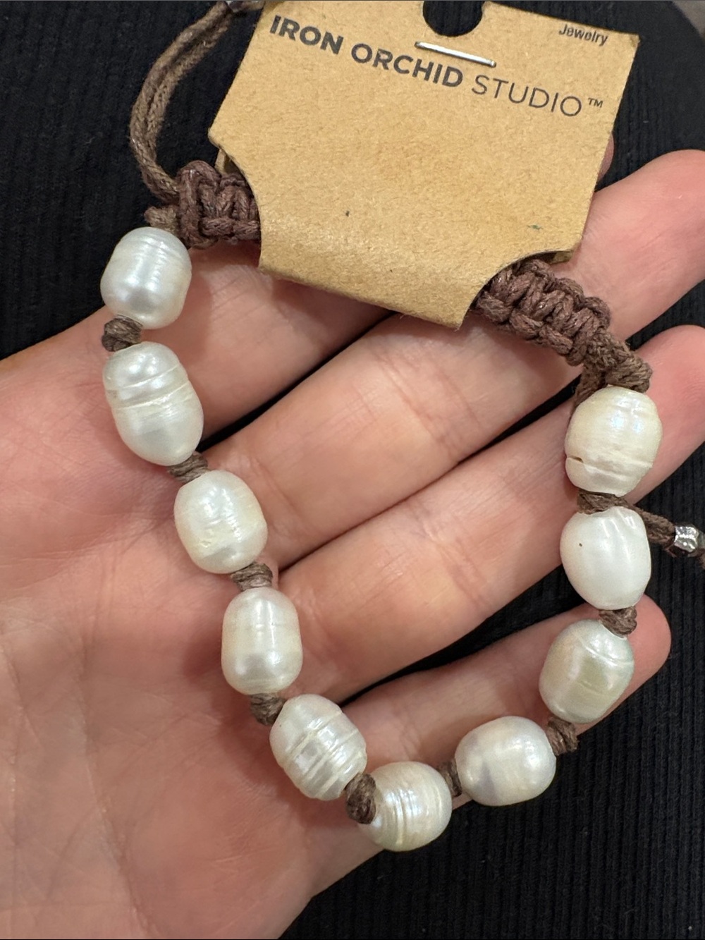 Iron Orchid Studio‎ White Pearl Bracelet
